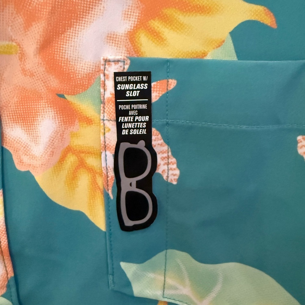 Hurley Aqua Floral Men's Board Shorts - Picture 6 of 14